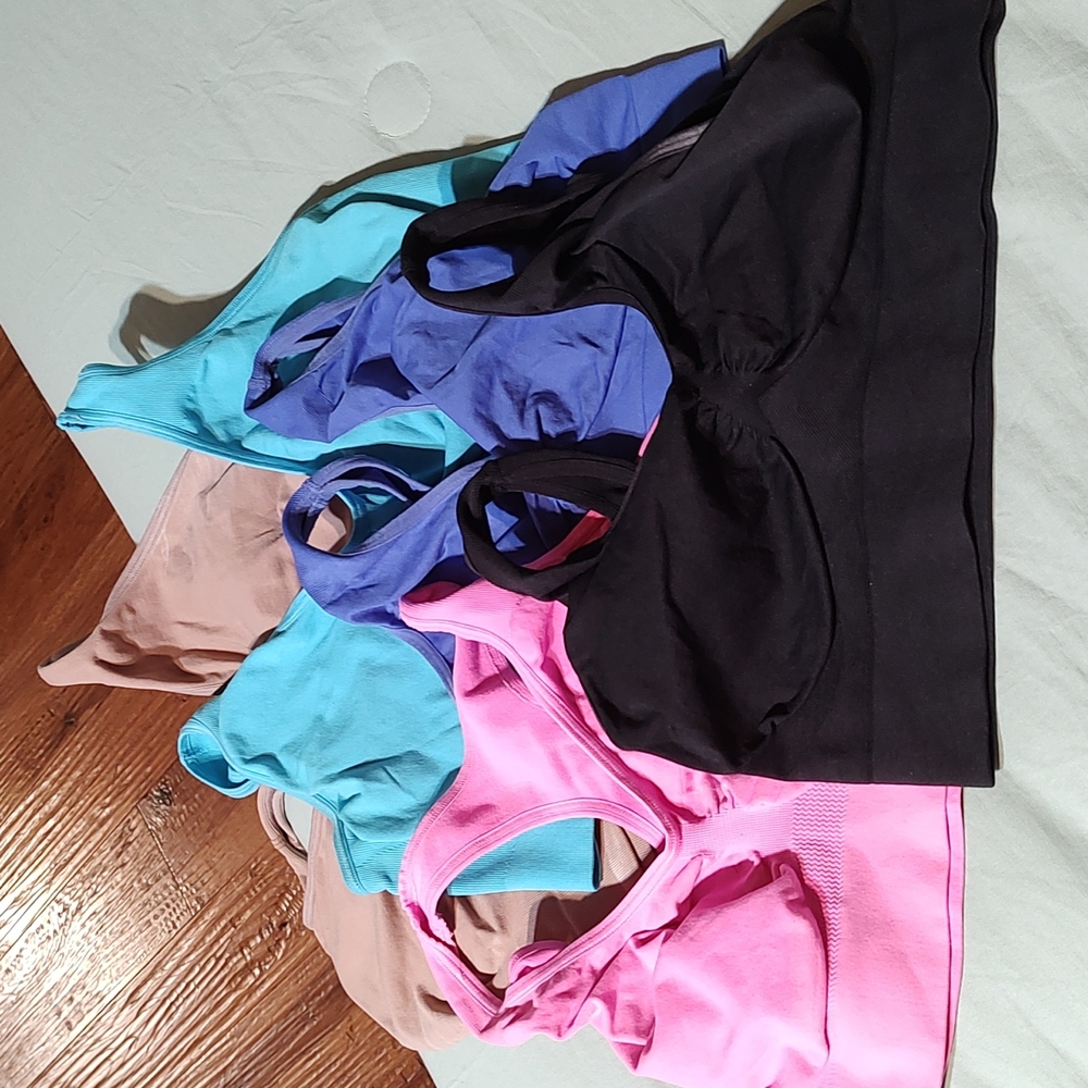 Five  2X Bralettes
